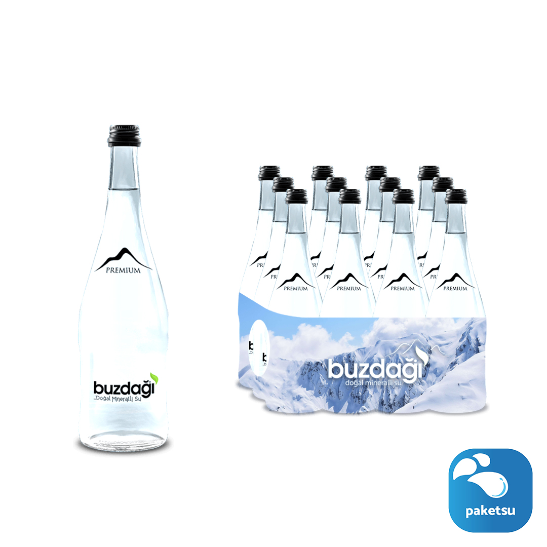 Buzdağı 750 ml Cam Şişe